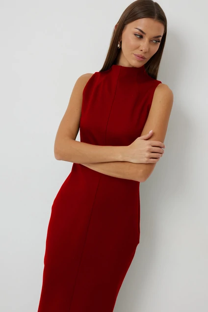 Платье 1086 красный V&N fashion
