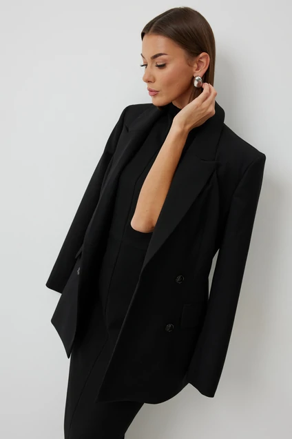 Жакет 1087 чёрный V&N fashion