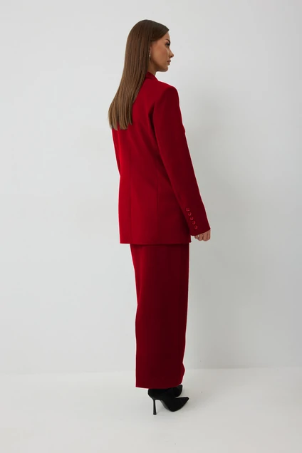 Костюм с платьем 1088 красный V&N fashion