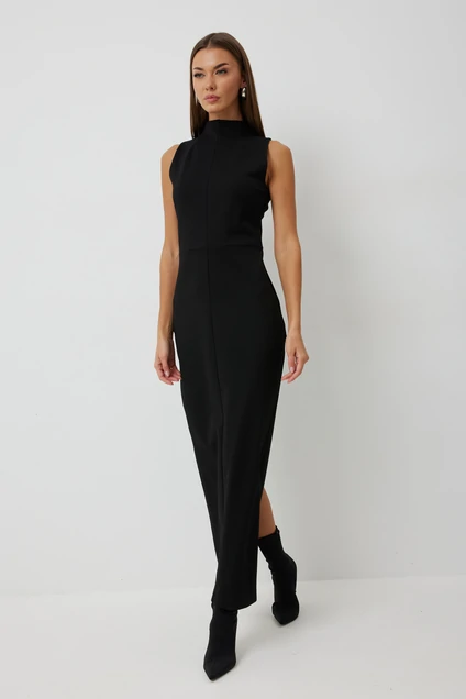 Костюм с платьем 1088 чёрный V&N fashion