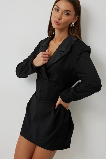 Платье 1091 черный V&N fashion