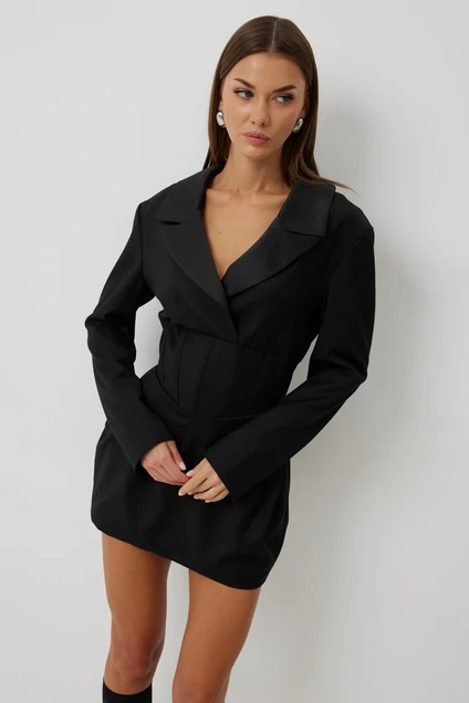 Платье 1091 черный V&N fashion