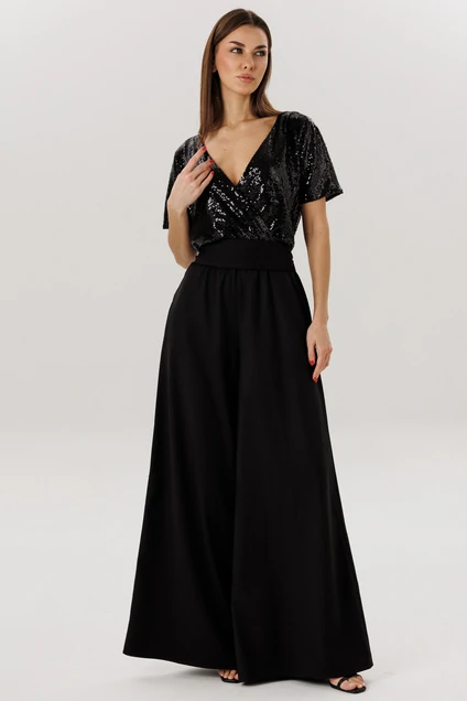 Комбинезон 1095 черный  V&N fashion
