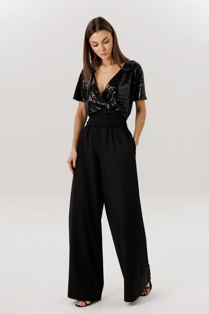 Комбинезон 1095 черный  V&N fashion