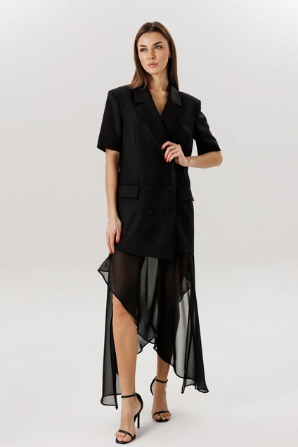 Костюм с шортами 1098 черный V&N fashion