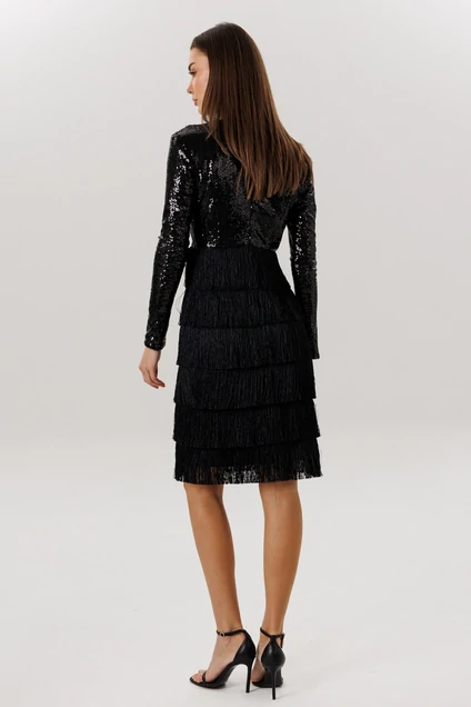 Платье 1099 черный V&N fashion