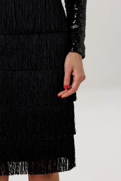 Платье 1099 черный V&N fashion