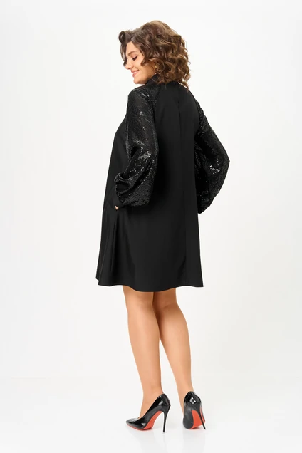 Платье 1100 черный V&N fashion