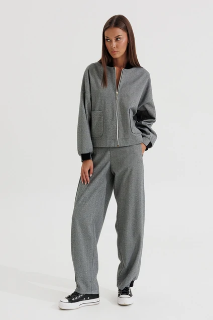 Костюм брючный 1103 серый V&N fashion