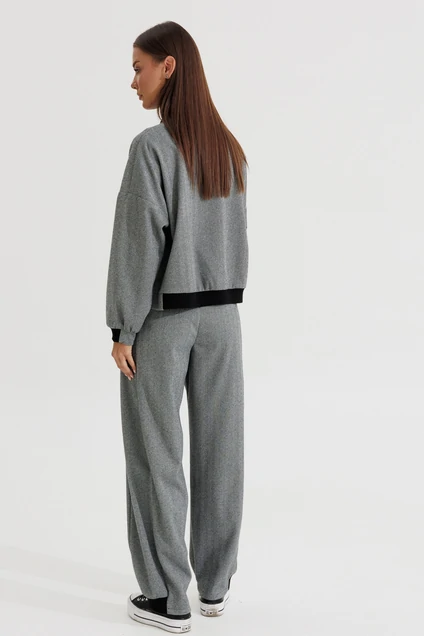 Костюм брючный 1103 серый V&N fashion