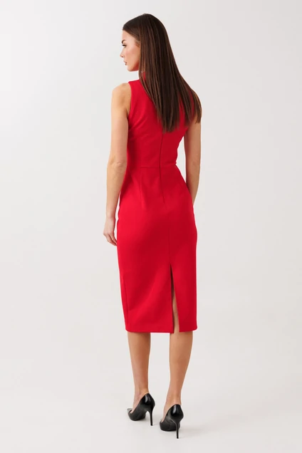 Костюм с платьем 1109 красный V&N fashion