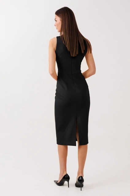 Костюм с платьем 1109 черный V&N fashion