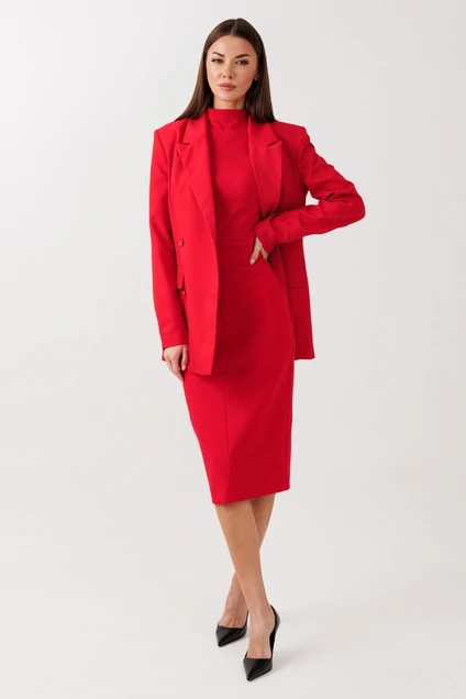 Жакет  1108 красный V&N fashion