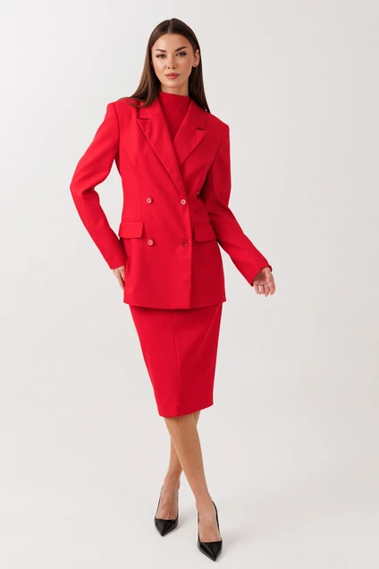 Жакет  1108 красный V&N fashion