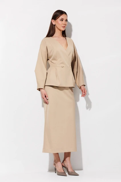 Юбка 1112 бежевый V&N fashion