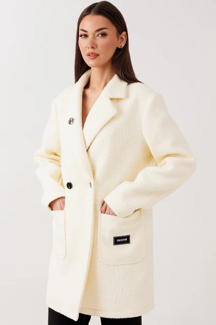 Пальто 1116 молоко V&N fashion