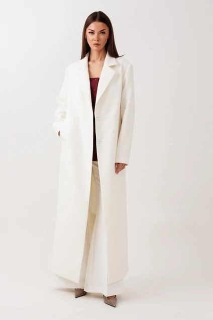 Пальто 1122 молочный V&N fashion