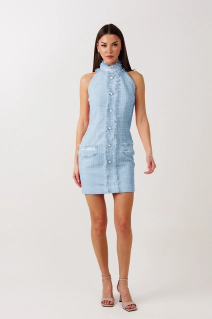 Платье 1125 голубой V&N fashion