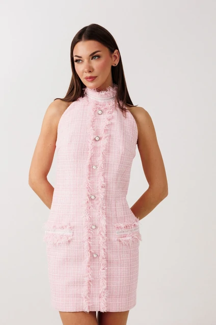 Платье 1125 розовый V&N fashion