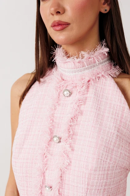 Платье 1125 розовый V&N fashion