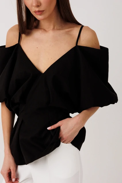 Блузка 1126 черный V&N fashion