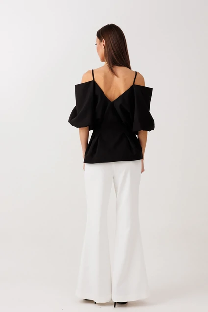 Блузка 1126 черный V&N fashion