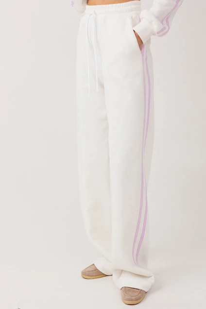 Брюки 1128 белый V&N fashion