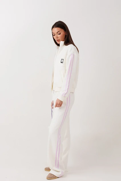 Костюм брючный 1129 белый V&N fashion