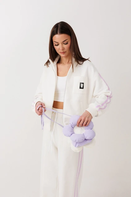 Костюм брючный 1129 белый V&N fashion