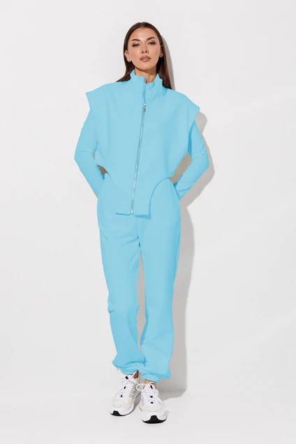 Костюм брючный 1130 голубой V&N fashion