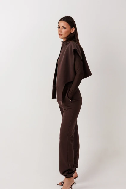 Костюм брючный 1130 коричневый V&N fashion