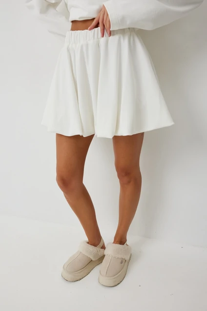 Костюм с юбкой 1132 белый V&N fashion