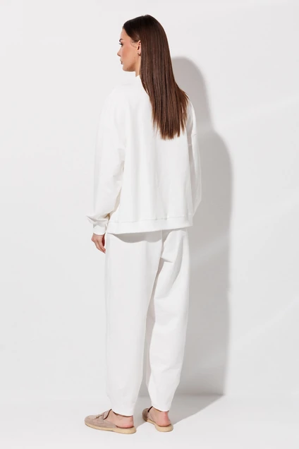Костюм брючный 1136 белый V&N fashion
