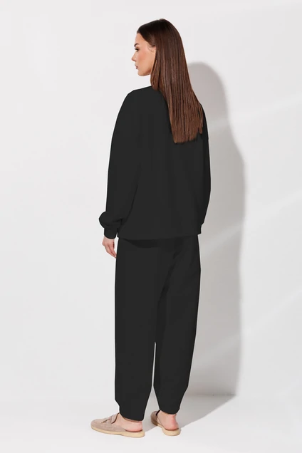 Костюм брючный 1136 черный V&N fashion