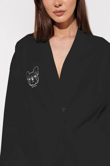 Костюм брючный 1136 черный V&N fashion