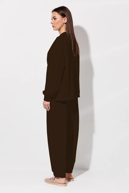 Костюм брючный 1136 шоколад V&N fashion