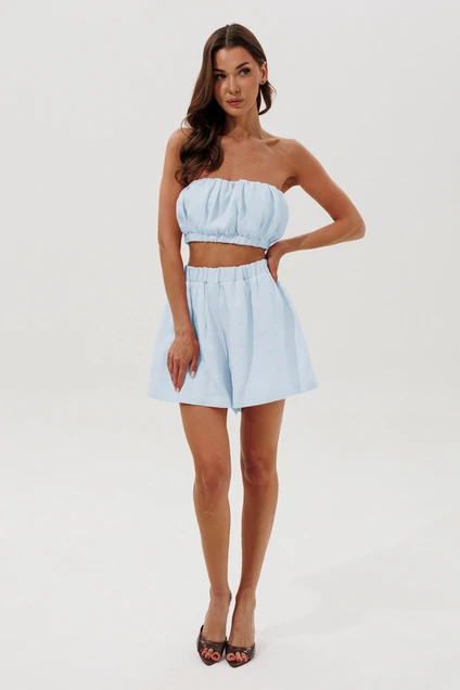 Костюм с шортами 1152 голубой V&N fashion