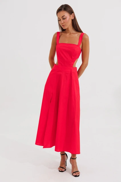 Платье  1167 красный V&N fashion