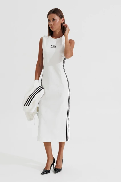 Платье 1182 белый V&N fashion