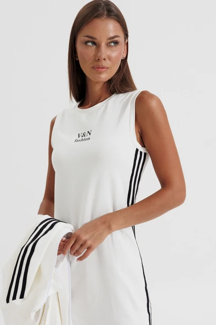 Платье 1182 белый V&N fashion