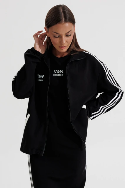 Бомбер 1183 черный V&N fashion
