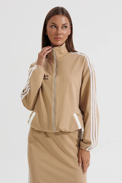 Костюм с платьем 1184 бежевый V&N fashion