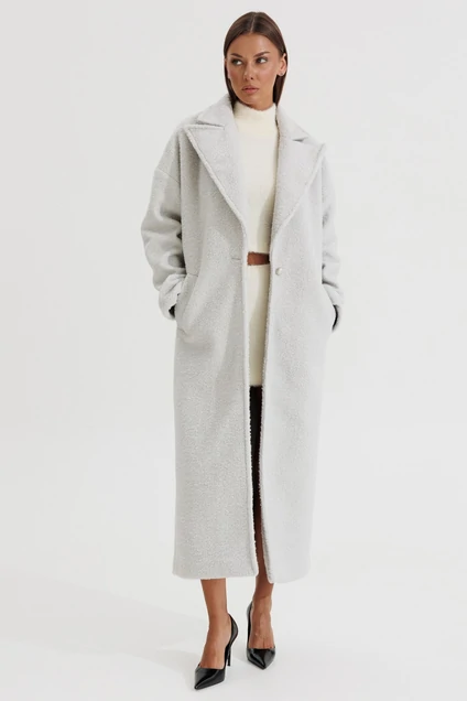 Пальто 1196 серый V&N fashion