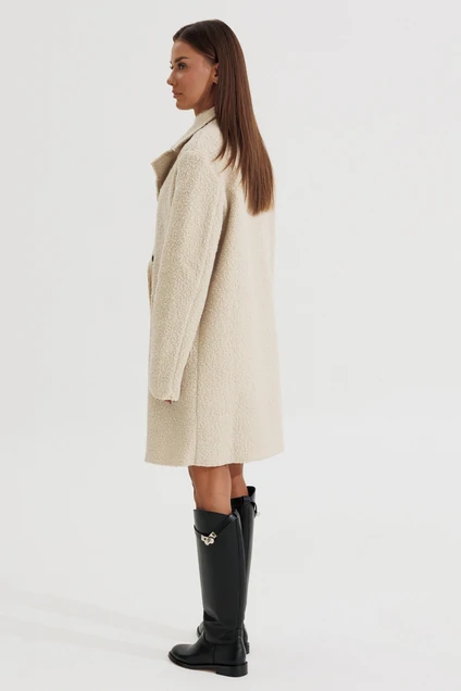 *Пальто 1197 бежевый V&N fashion