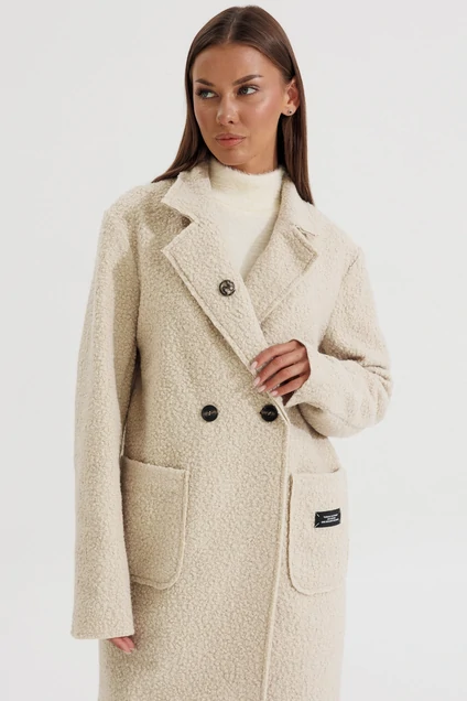 *Пальто 1197 бежевый V&N fashion