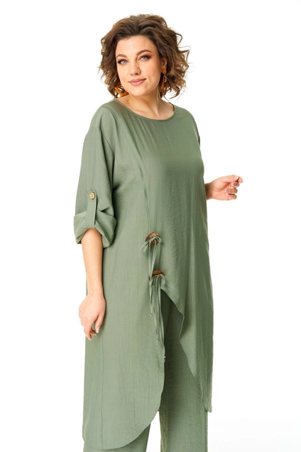 Костюм брючный 1168 хаки VI ORO