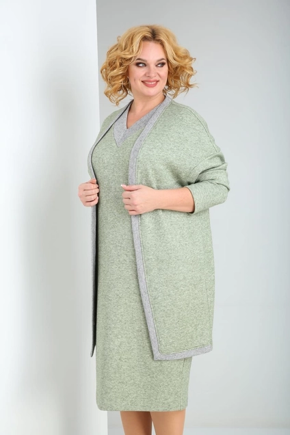 Костюм с платьем 5491-1 VIOLA STYLE