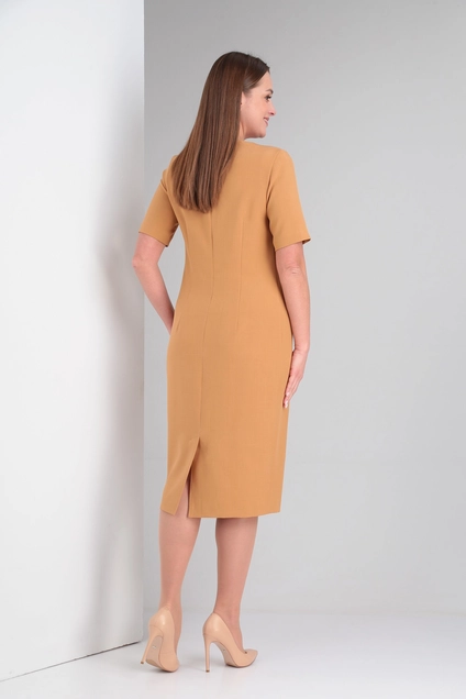 Костюм с платьем 750 гусиная лапка + карамель Vilena
