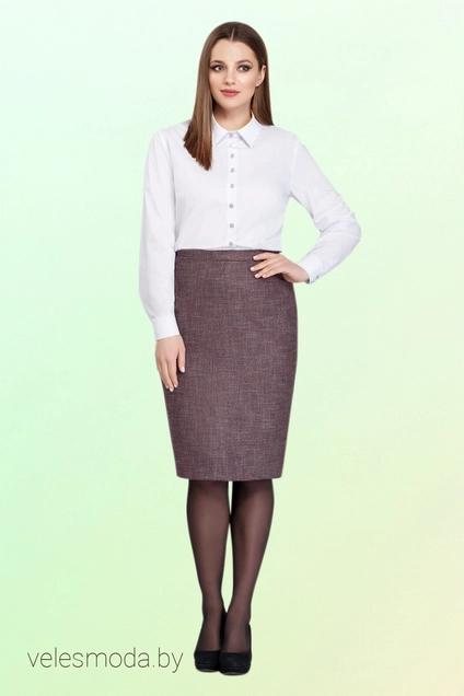 Костюм с юбкой 3004 Vitol Fashion