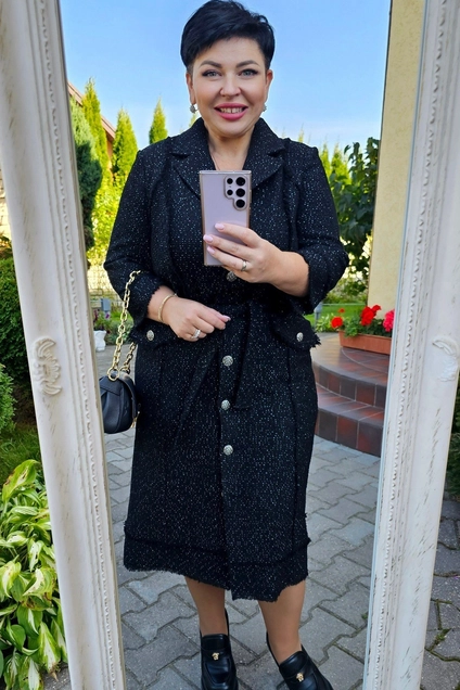 Платье 19613 черный Vittoria Queen